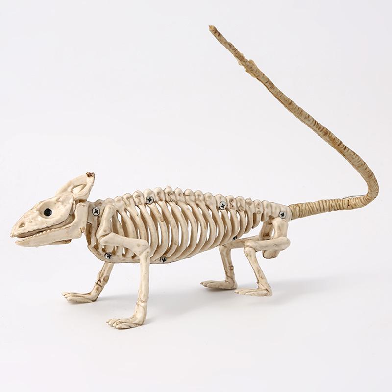 Creative imitation skeleton lizard ornament
