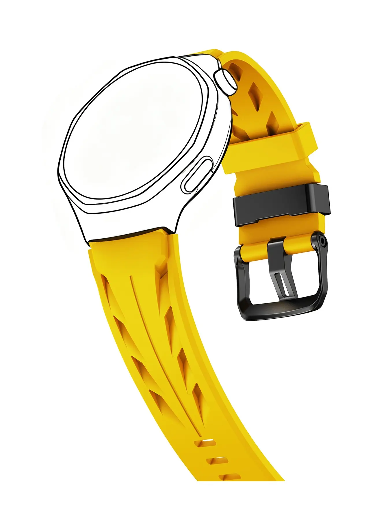 General 20mm/22mm Replacement Strap, Compatible with Samsung, Huawei, Garmin, Redmi, Xiaomi, Fossil & More. Breathable Sweatproof Sport Wristband, Easy to Clean Durable Replacement Strap for Workout Running Outdoor Daily Wear, Unisex,1PC