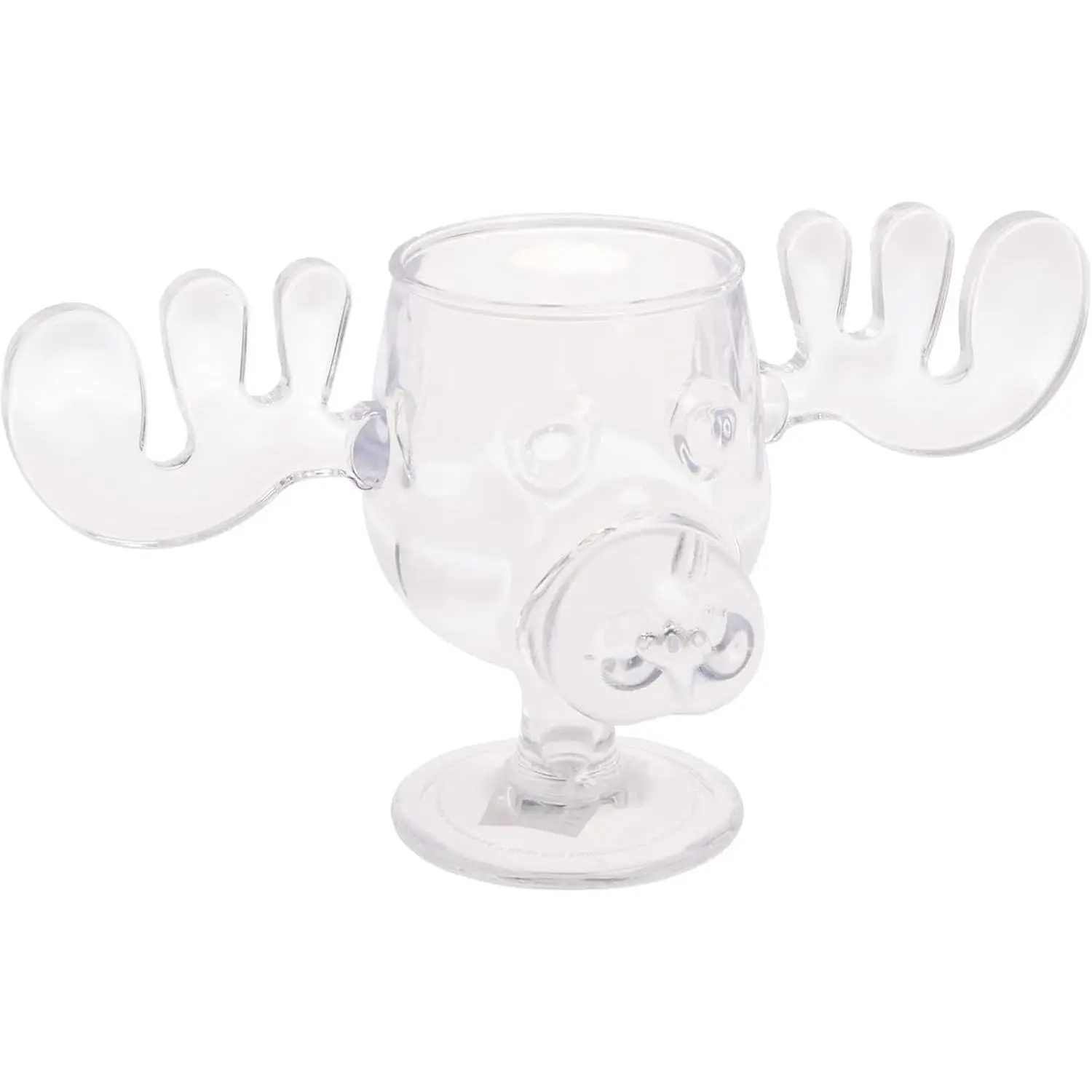 Acrylic Moose Cup - Moose Mug - 4.5" - 6 Ounce,Clear New model