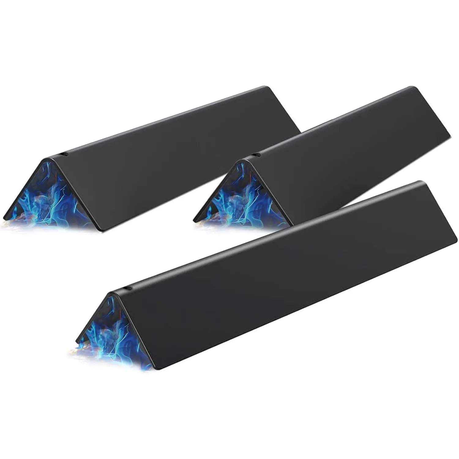 Porcelain Enamel Flavorizer Bars for  Spirit 200 Series Grill ,3-Pack  Set Compatible with  Spirit E-210 E-220 S-210 S-220 Front Control (2013-2017)