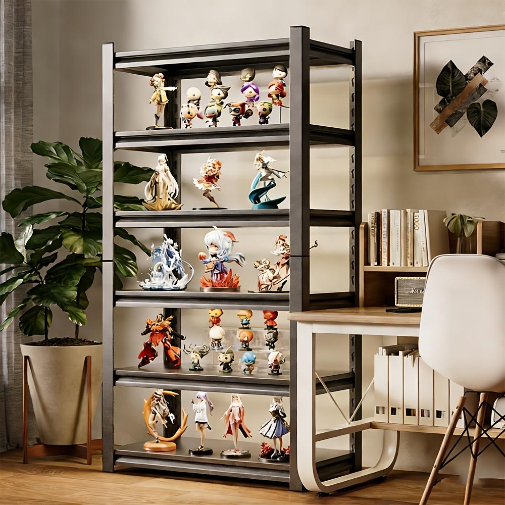 6-Tier Display Stand | Multi-Functional Steel Bookcase, 2000 lbs Capacity, Adjustable Shelf Spacing, All-Metal Construction, Ideal for Displaying Glassware, Sculptures, Toys, or Books, Freestanding, Painted End, Assembled 6-Tier Display Stand | Multi-Functional Steel Bookcase, 2000 lbs Capacity, Adjustable Shelf Spacing, All-Metal Construction, Ideal for Displaying Glassware, Sculptures, Toys, or Books, Freestanding, Painted End, Assembled