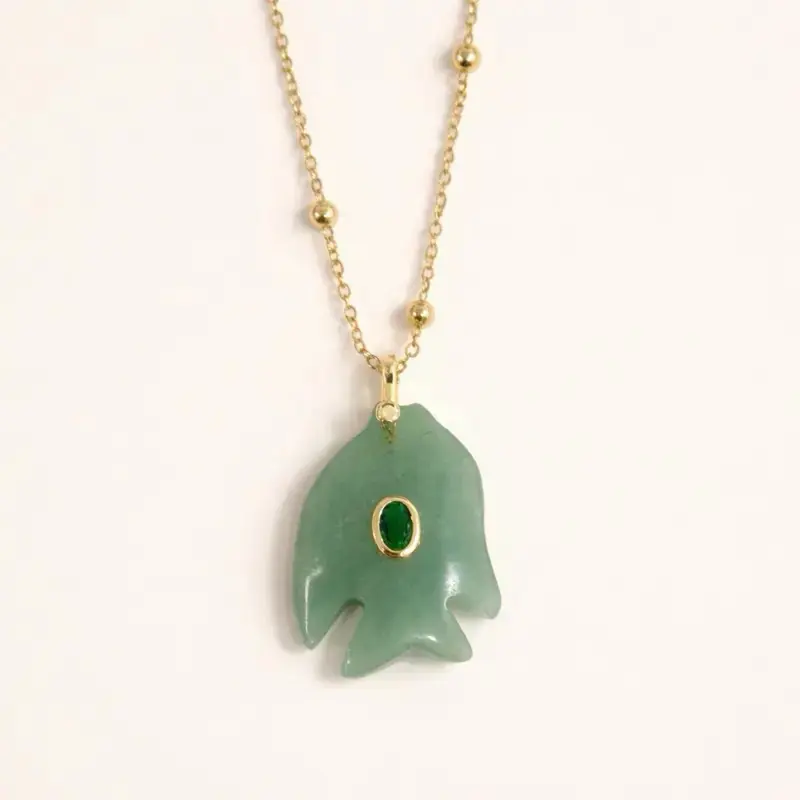 Gemstone Aventurina Green fish