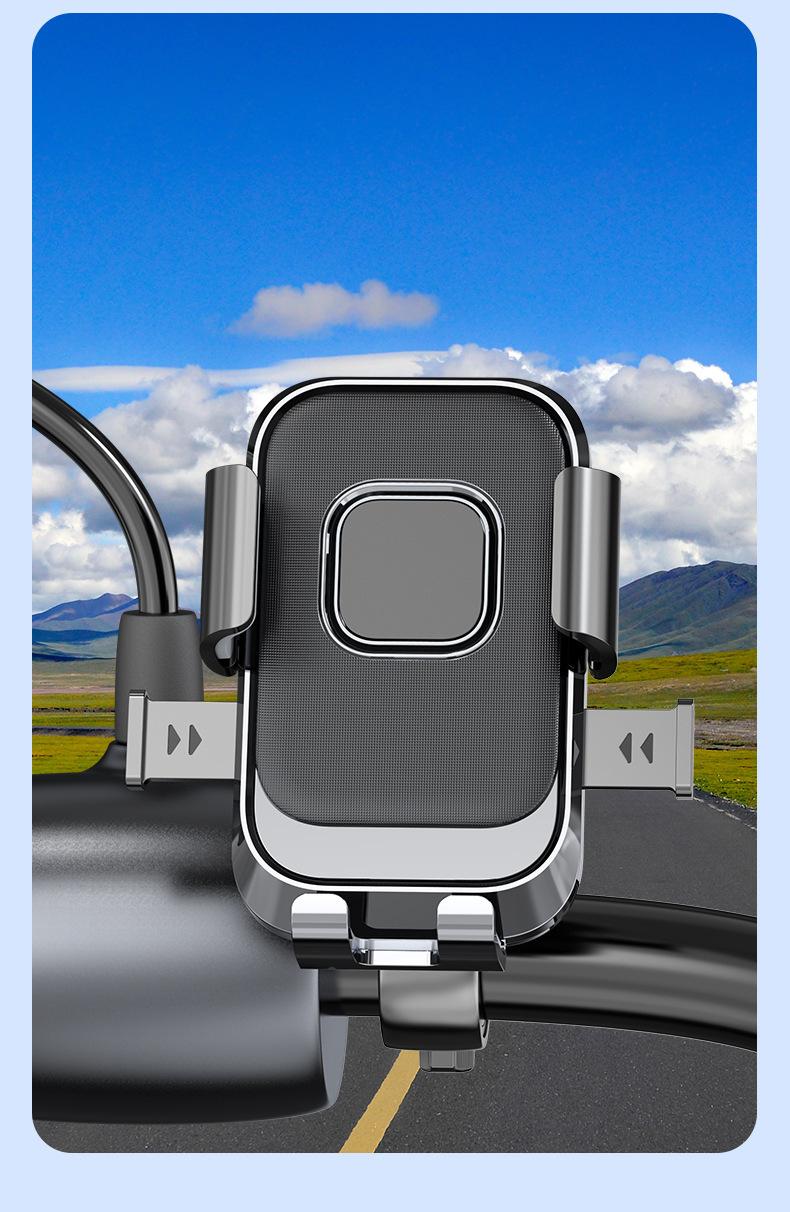 Navigation stand, motorcycle phone holder, delivery rider stand, bicycle shockproof phone holder wholesale