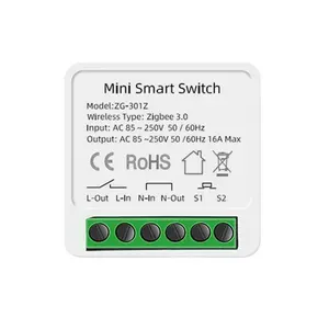 Zigbee 3.0 Smart Relay Switch 16A High Power Control Module for Smart Home Use
