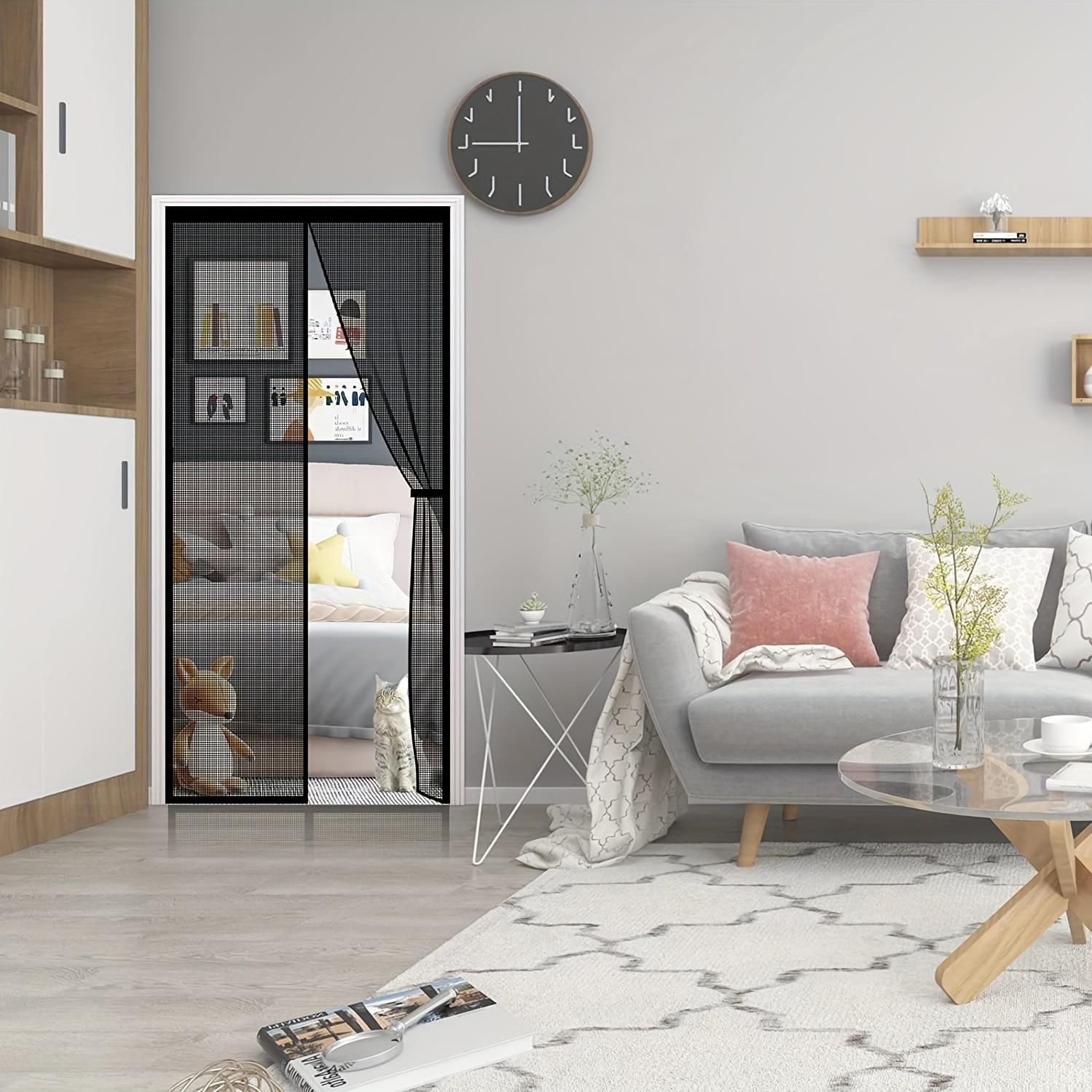 Screen Door, Self Sealing Mesh Partition for Keeps Bugs Out, Pet & Boys & Girls Friendly Screen Door, Easy Installation, Durable, Door Hardware #TOP PICKS