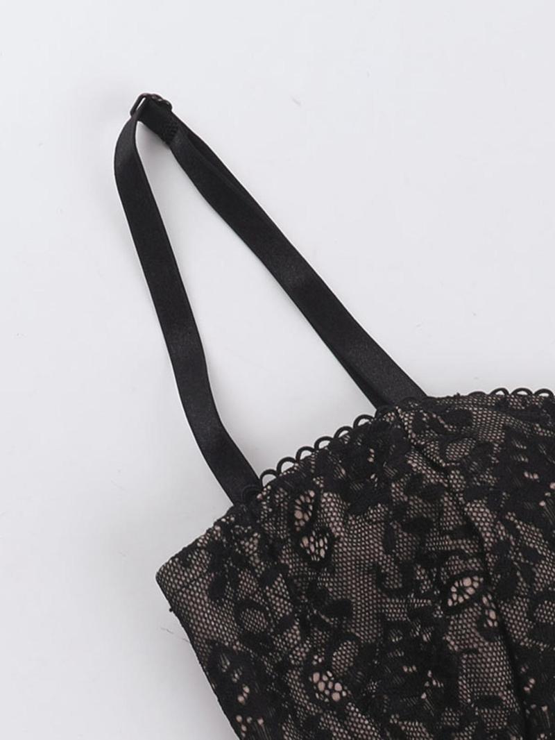 Women's Floral Lace Sleeveless Cami Top, Y2k Fashion Slim Casual Spaghetti Strap Top for Daily Outdoor Wear, Women Top Clothes for Summer, Womenswear