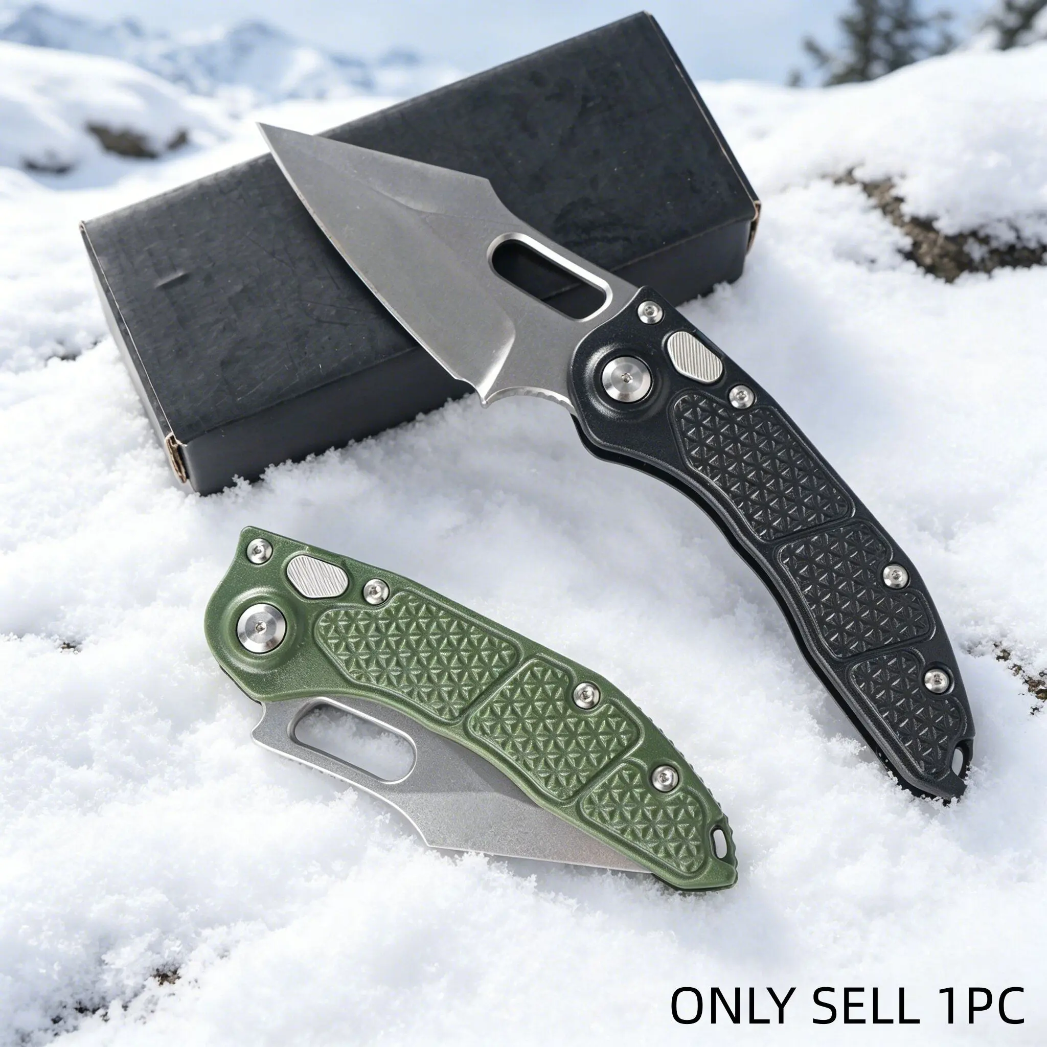 1pc Multi-Functional Folding Knife, Fruit Knife, Kitchen Tool, Foldable Tool, Durable Stainless Steel Blade, Ideal for Camping, Hiking, Men's Gift, Holiday Gift, Camping Supplies