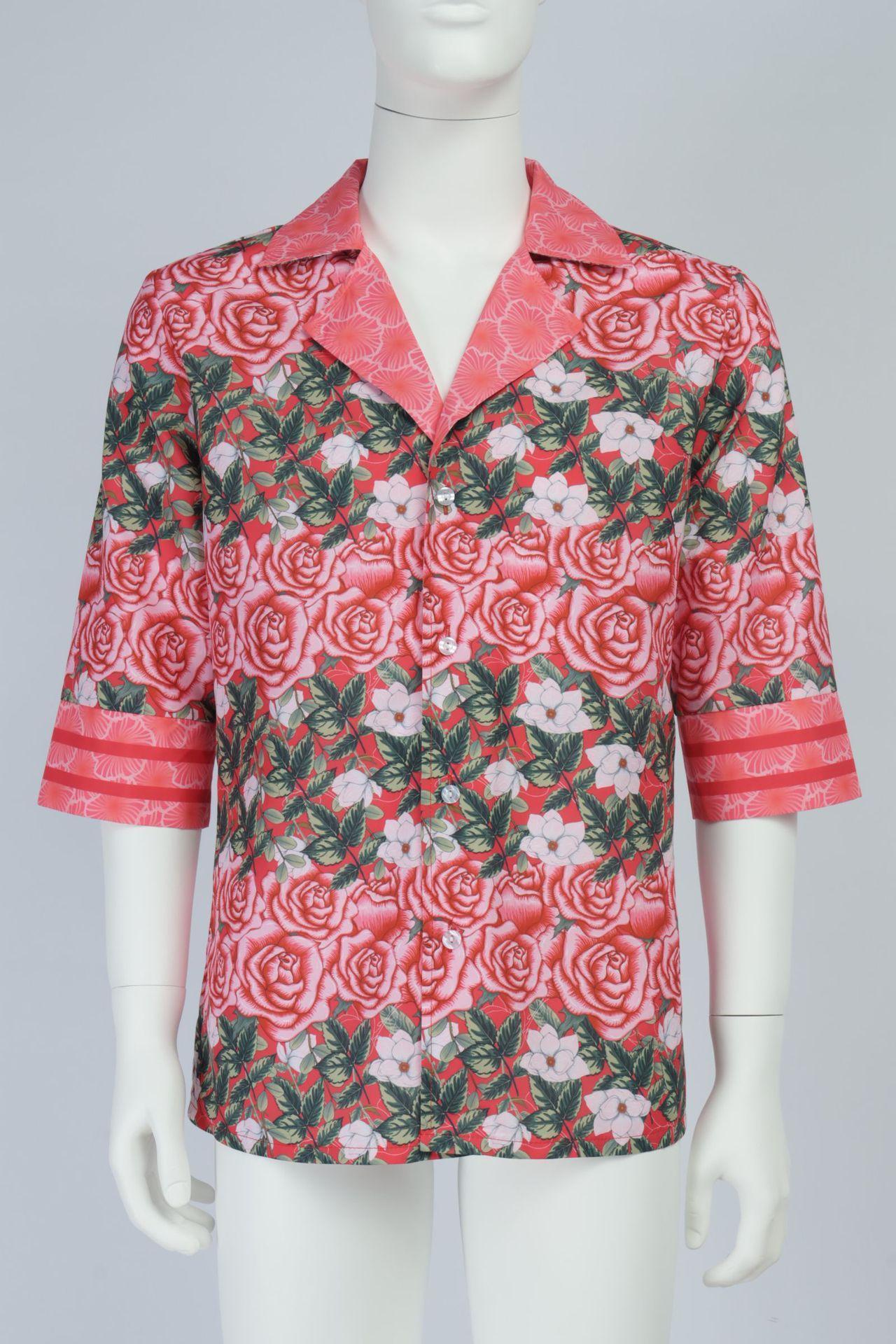 Anime Trainee Daisuke Cosplay Costume Man Intern Flower Shirt Top Uniform Daily Costume Outfit for MouthwashingING Cos clothing