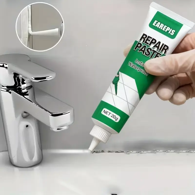 Tile Grout Paste - Seamless Finish, Smooth Texture, Durable Sealant, Ideal for Shower Rooms, Bathtub Surrounds, Sink Areas, Home Renovation