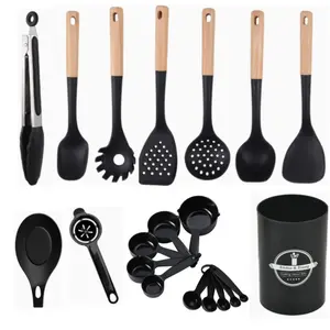 20-Piece Silicone Kitchen Utensil Set, and, Heat Resistant, BPA-Free, Non-Stick Cooking Tools, Perfect for Holidays