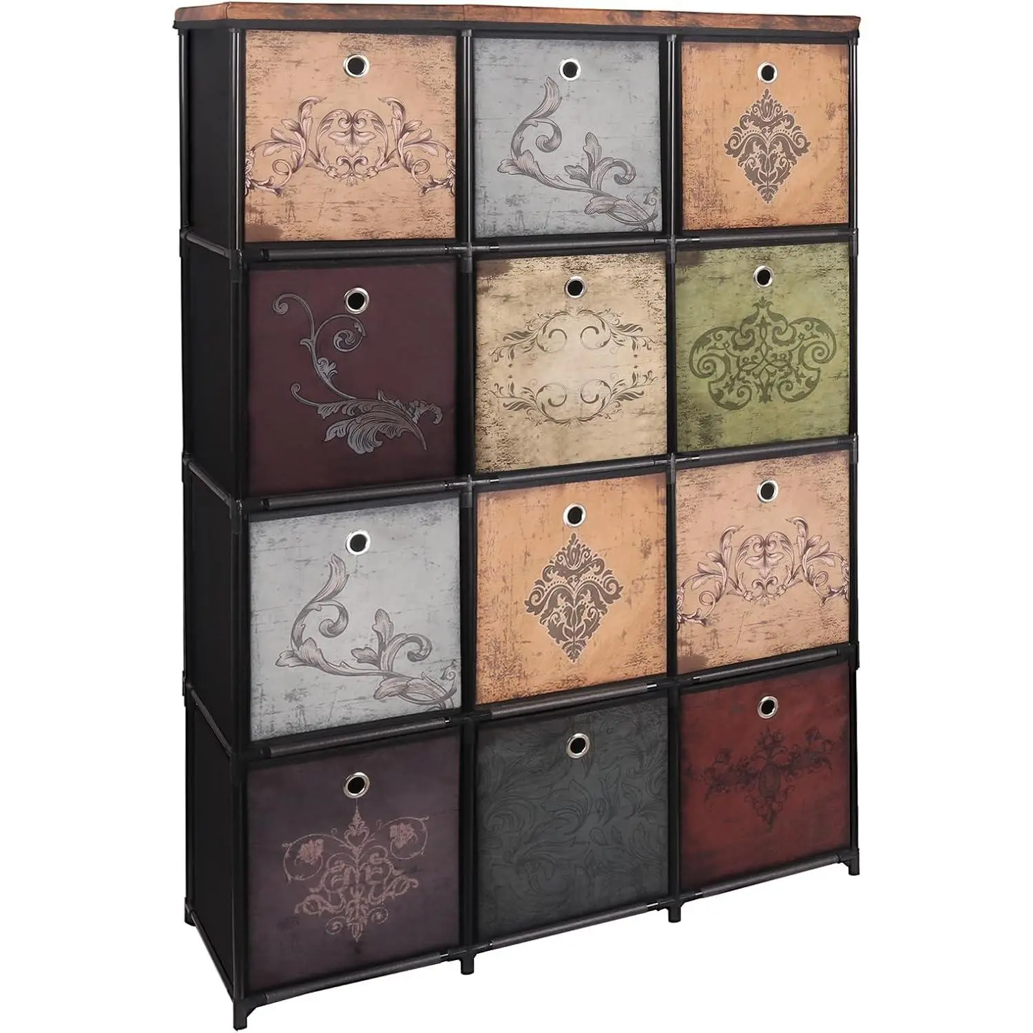 Small Fabric Dresser with 6 Drawers, DIY Cube Organizer for Closet