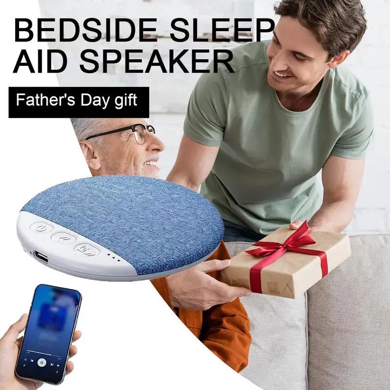 2026 Ultra-Slim Bluetooth Pillow Speaker, Bone Conduction Sound System, Silent Sleep Aid, Portable Rechargeable, Music Player, Wireless, Compatible with Android/iOS. Perfect for Valentine's, Back-to-School, Travel, and Mother's Day gifts.