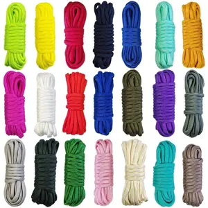 21 Colors Paracord (10FT Each Color), 550lb Parachute Cord Combo Kit for Crafting Bracelets, Lanyards, Dog Collars (21 Colors, 10FT)