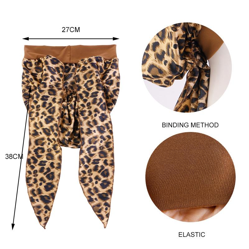 New Braided Turban Hat, Satin Print Tie Chemo Cap, Wide Elastic Sleep Bonnet