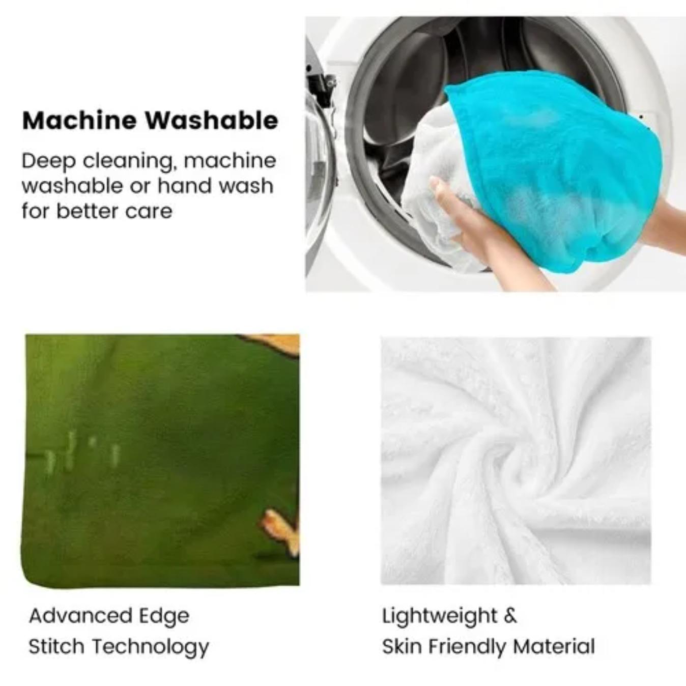 Whimsical Dinosaur Blanket Colorful T Rex Monster Truck Throw Blanket Soft Cozy Kids Bedspread Jungle Scene Plush Blanket Fun Gift for Boys Girls