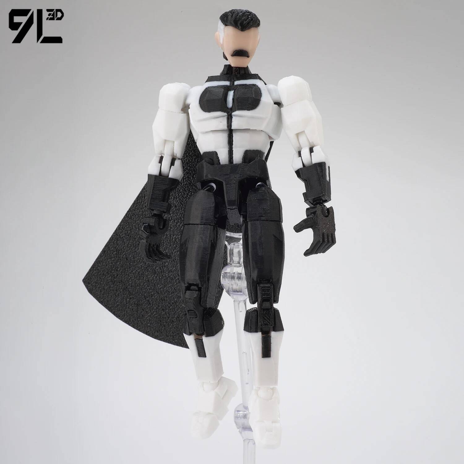 9L 3D Dummy13 Lucky13 Titan13 T13 Invincible Black And White Color Scheme Omni-Man Anime Multi-Jointed Toys Action Figures Gifts 9L 3D Dummy13 Lucky13 Titan13 T13 Invincible Black And White Color Scheme Omni-Man Anime Multi-Jointed Toys Action Figures Gifts
