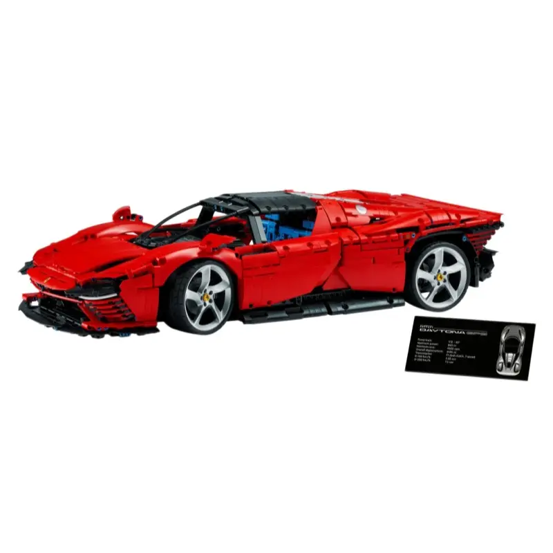 New 3778 Piece Technical Building Blocks Sp3 Race Car Toy, Assembly Super Sports Car Toy, Kids Adult Gift, Birthday Christmas Halloween Present, Buildable Blocks Kit