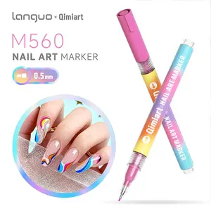 12 Colors Nail Art Marker Pens, All-In-One Nail Liner Pens for Drawing, Line Pulling, Dotting & DIY Nail Graffiti, Perfect for Creative Nail Designs
