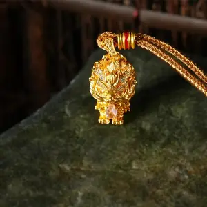 Letitdao Positivity Embraced in Crystal A Modern Kylin Pendant for Elegant Energy & Good Fortune