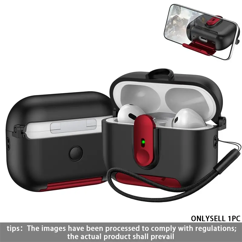 Integrated Button Switch Protective Case, Shockproof Earphone Shell for AirPods Pro3, Airpods4, AirPods Pro2, Airpods3, Durable Design