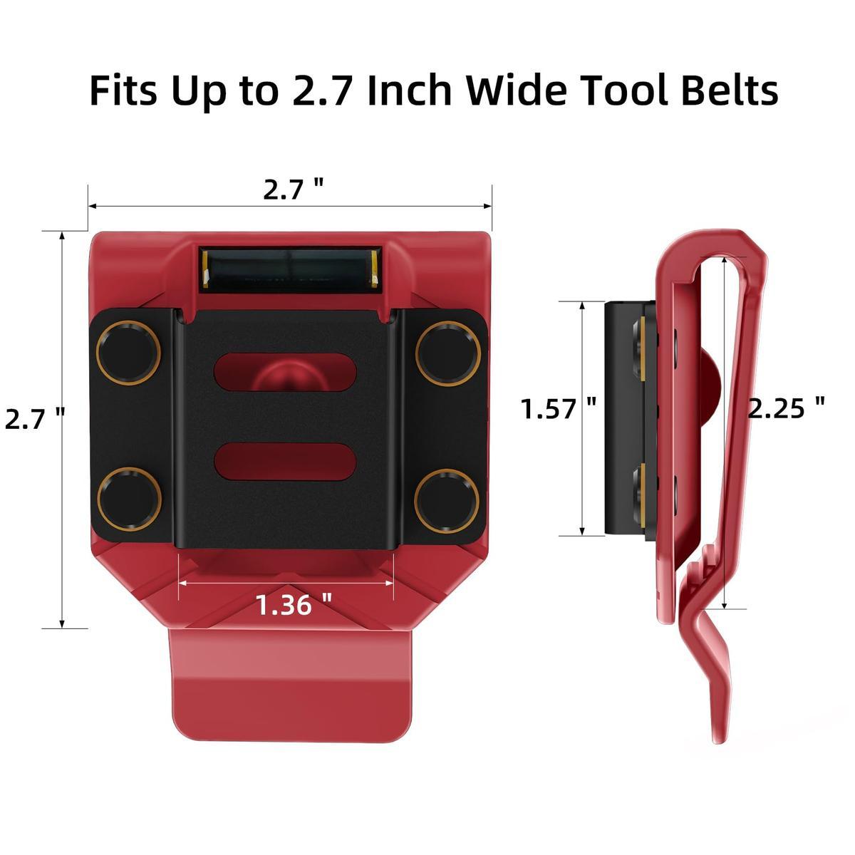 Drill Belt Clip,Drill Holder for Tool Belt,Drill Holster,Measuring Tape Holder,Drill Belt Holder for Cordless Drill,Impact Driver,Tape Measure