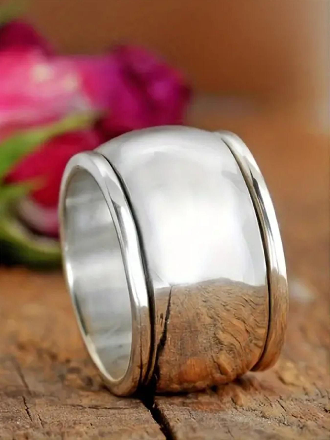 Vintage Simple Ring Fashion Jewelry Accessories for Women, Fashion Jewelry for Party, Daily Clothing Decor, Trendy All-match & Exquisite Jewelry for Birthday Gift