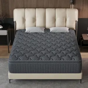 Twin Full Queen King Hybrid Pocket Spring Mattress In A Box 8/10/12/14 Inch Medium Firm Breathable Cotton Motion Isolation Bed Mattress