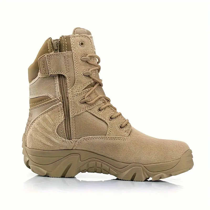 Newscheden High-DELTA Tactical Boots Outdoor Combat Boots Desert Training Boots Breathable Wear-Resistant Combat Boots Outdoor Hiking Boots Mountaineering Boots Non-Slip Wear-Resistant Men's Boots Jungle Camping Boots Comfortable Durable Boots Outdoor Act
