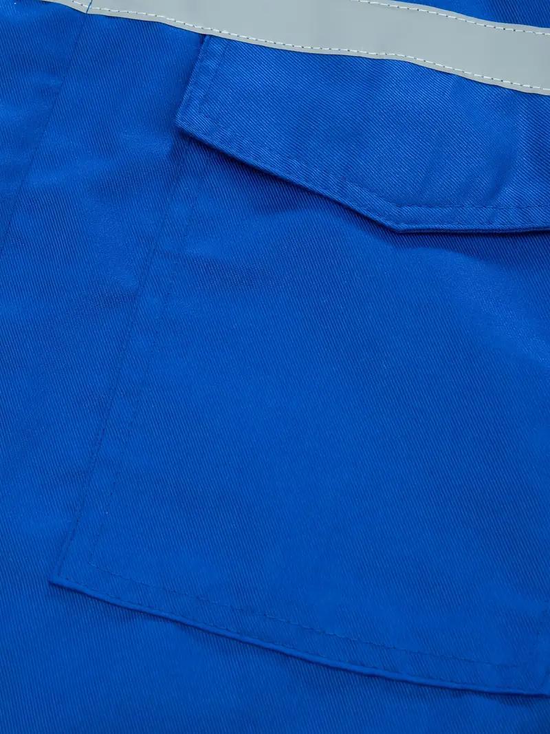 HOMUG Men's One-Piece Overalls Set, Wear-Resistant and Breathable, with Velcro and Zippers, Men's Spring and Autumn Work Pants, Suitable for Mechanical Maintenance and Workshop Work. SpringStatements HOMUG Men's One-Piece Overalls Set, Wear-Resistant and Breathable, with Velcro and Zippers, Men's Spring and Autumn Work Pants, Suitable for Mechanical Maintenance and Workshop Work. SpringStatements