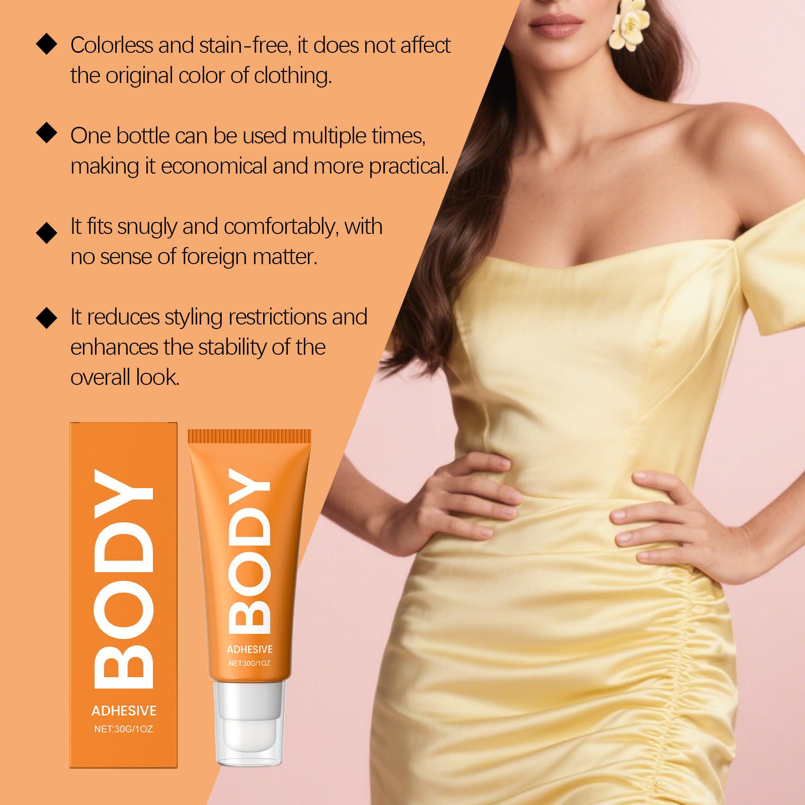 AMZ Anti-Exposure Glue Breathable Skin-Friendly Non-Slip Firm Non-Falling Lightweight Fits Clothing Daily Wear Safe Glue