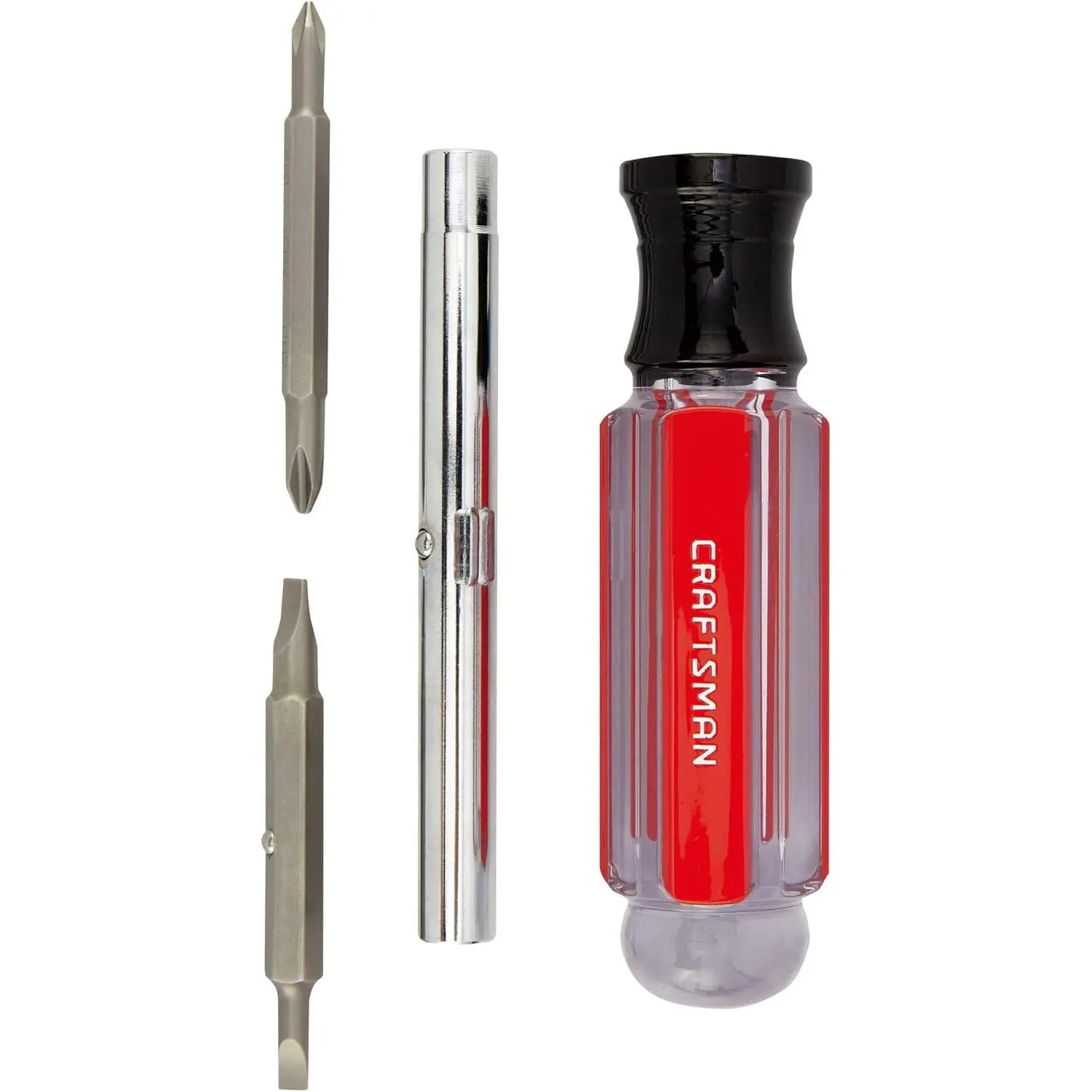 Screwdriver Multi-Bit Set, 6 in 1, Acetate Handle (CMHT66052)