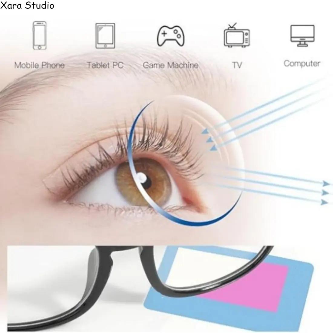 Blue Light Blocking Glasses for Men & Women – Anti-Eye Strain Computer & Gaming Glasses with UV Protection, Lightweight Comfortable Frame, Stylish Eyewear for Work, Streaming & Daily Screen Use