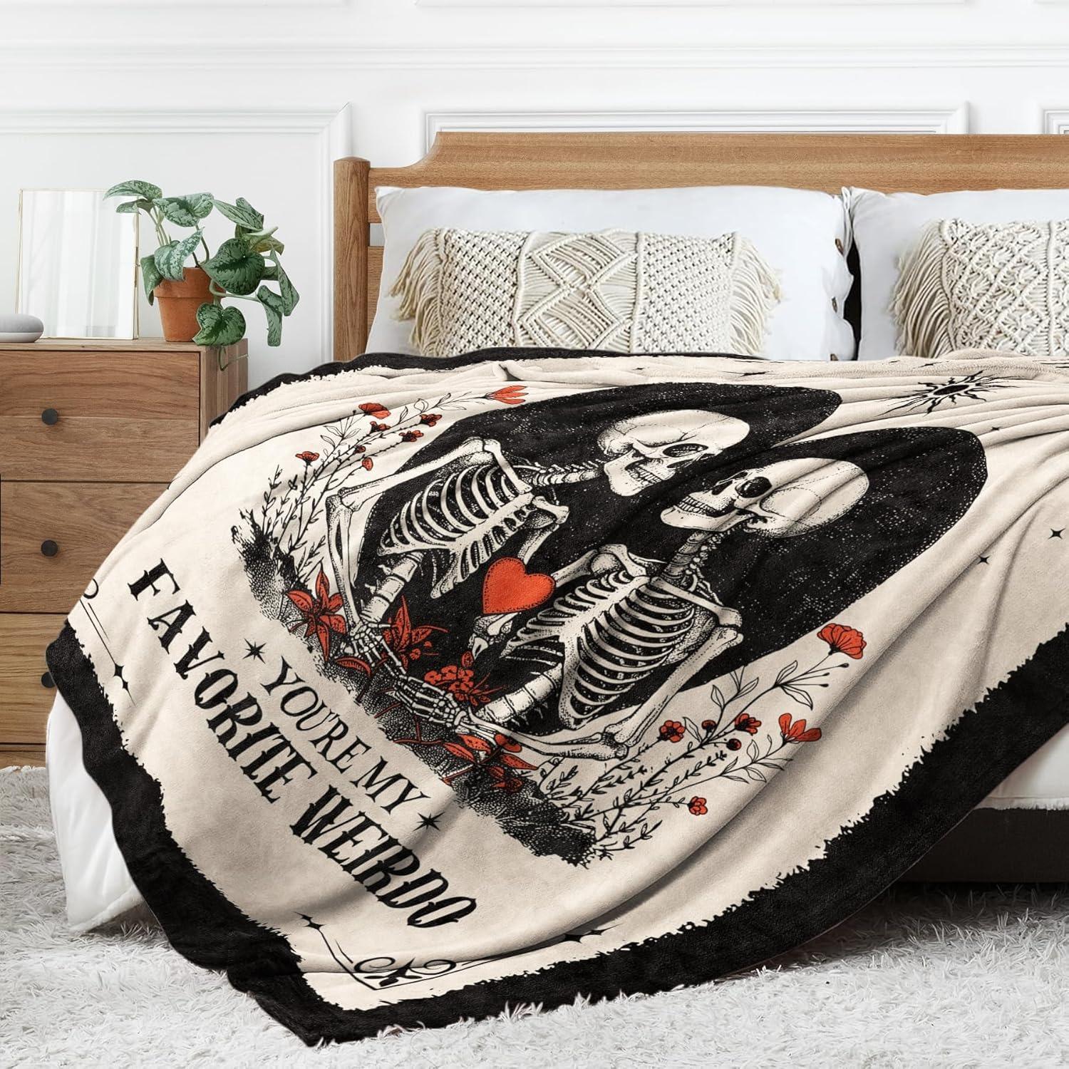 Valentines Day Gifts for Him Her, Anniversary Blanket for Women Men, Birthday Gifts for Boyfriend Girlfriend, I Love You Gift, Engagement, Wedding Gift for Wife, Husband, Couple, 60"X50"