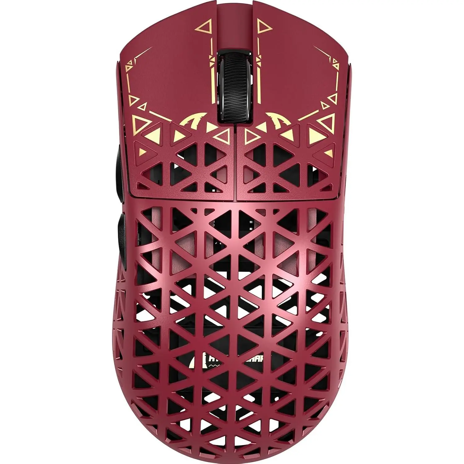 R5Ultra 8K Carbon Fiber  Gaming , Red | 42K DPI,PAW3950 MAX Sensor,39g Ultra-Lightweight,Nordic 52840 MCU Chip,Wired/BT/2.4GHz  Programmable  for PC/