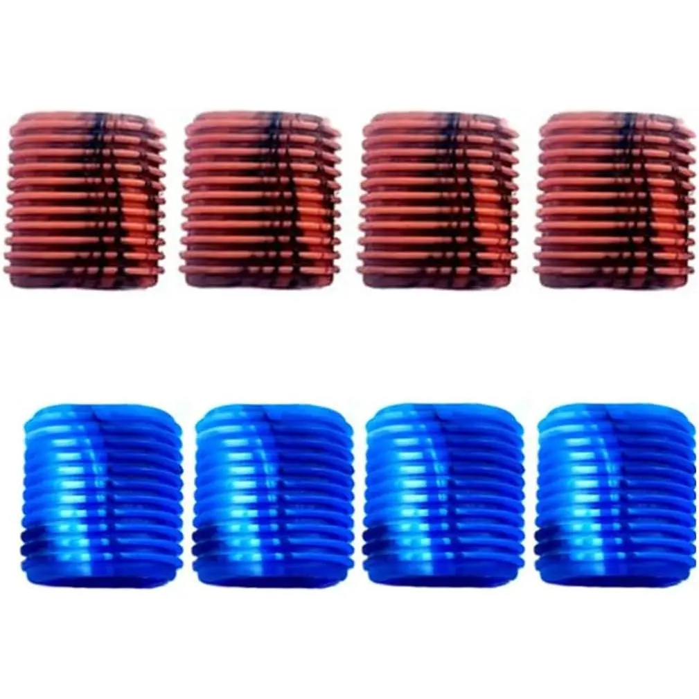 Rubber Fishing Reel Handle Grip Sleeve Non-Slip Baitcaster Knob Covers for Casting or Spinning Reel 8 count