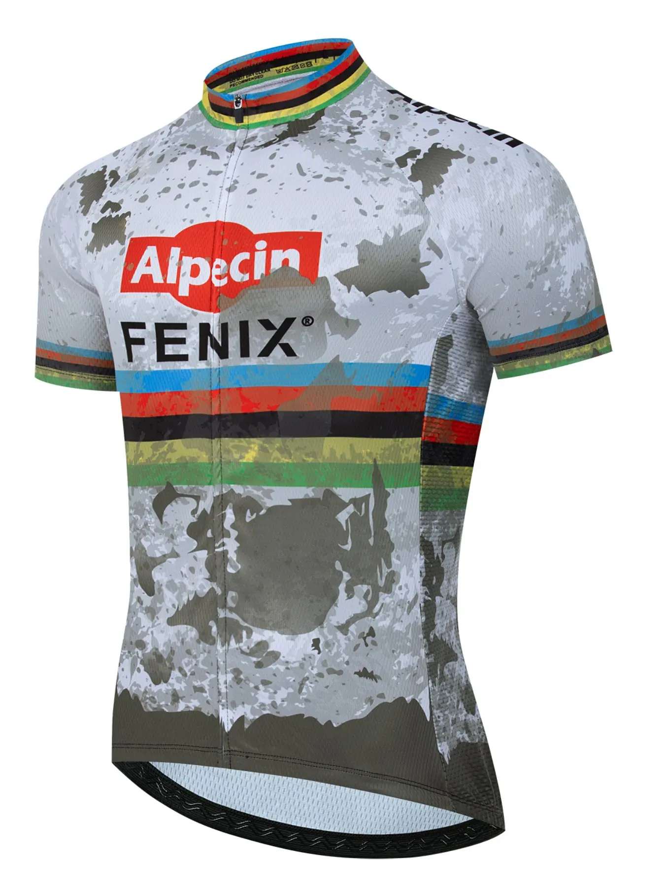 Alpecin Unisex Cycling Short Sleeve Top, Breathable Quick-Dry Fabric, Three Back Pockets, Reflective Strips, Spring Summer Outdoor Wear