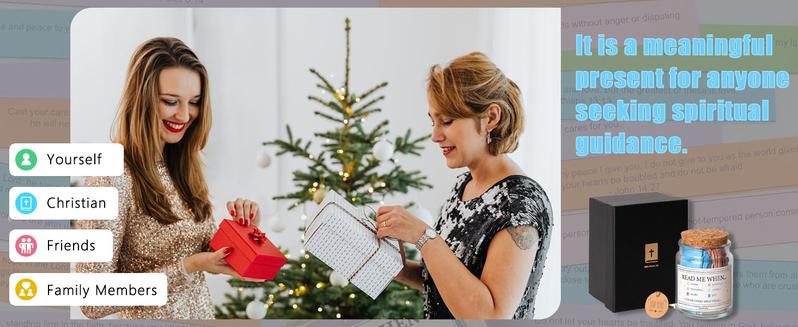 Bible Verse Jar, Read Me When Bible Verses Jar for Emotions and Feelings, Bible Verses in a Jar, Scripture Faith Prayer Hope Jar Gift, Religious Gift, Christian Gifts for Women Men, Easter Gift