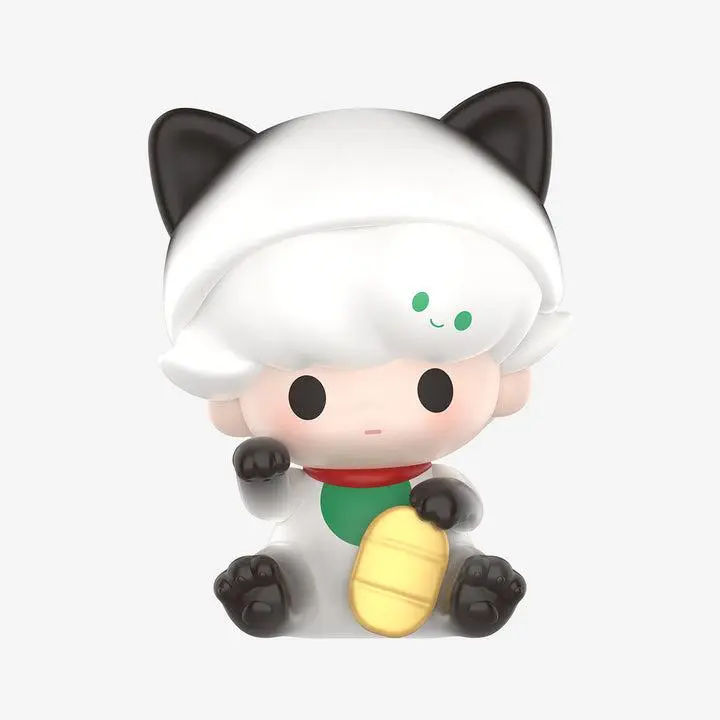 POP BEAN Lucky Cat Mini Bean Series Blind Bag, Collectible Figurines, Figurines for Collectors, Decorative Statue
