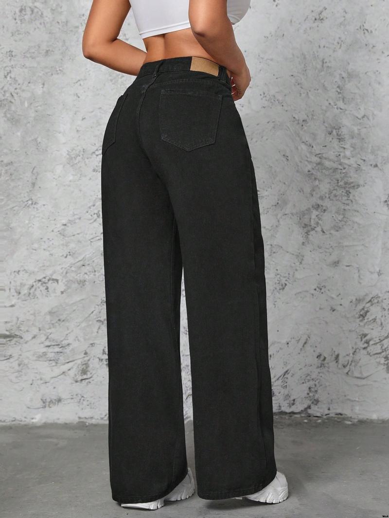 Jeans wide leg women SHEIN