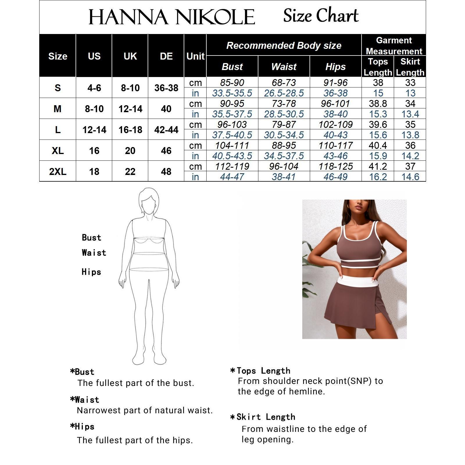 S-XL 2-piece set  Women's Bikini Sets for Color Block Swimsuits with Side Slit Swim Skirt