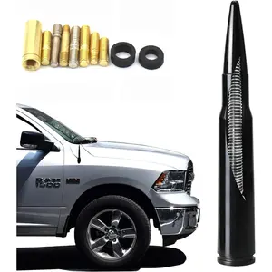 Durable Billet & Aluminum Universal Car Antenna: Black Replacement for Ford, Dodge, Chevrolet, GMC, Jeep, Toyota Trucks | Essential Car Accessory