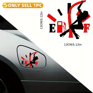 Funny Car Stickers for Trucks, Truck Accessories, High Fuel Consumption Reflective Vinyl Decals, Fuel Hole Repair Stickers for Vehicle Exterior Decoration