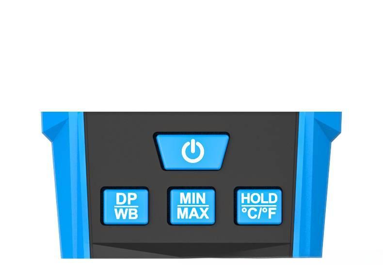 Handheld Digital Thermohygrometer Industrial Grade High-Precision Temperature and Humidity Measuring Instrument Dew Point Thermometer