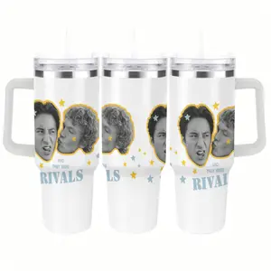 Hollanov Hockey Love Tumbler 40oz Heated Rivalry Romance Coffee Cup, LGBT+ Hockey Fan Gift, Enemies to Lovers, Hollanov Cup, Fans Gift sports water