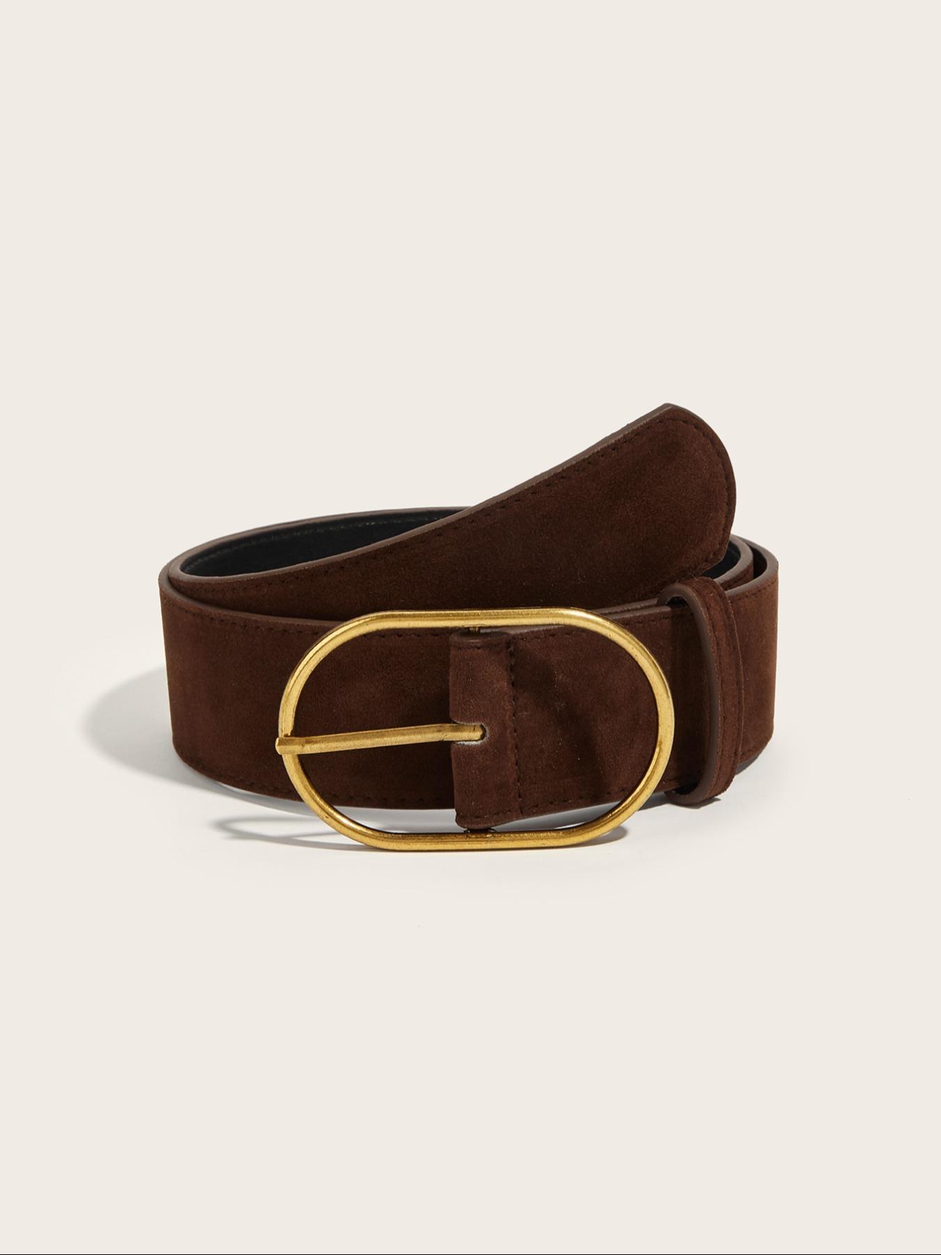 Women's Fashionable Solid Color Belt for Jeans, Fashion Belt for Party, Daily Clothing Decor, Trendy All-match & Exquisite Belt for Gift, Casual Dress Belt, Stylish Belts