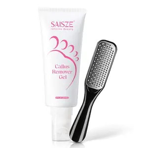 Foot Callus Remover with Foot File Extra Strength Callus Remover Gel with Brush Head Professional Dead Skin Removal for Feet 8oz