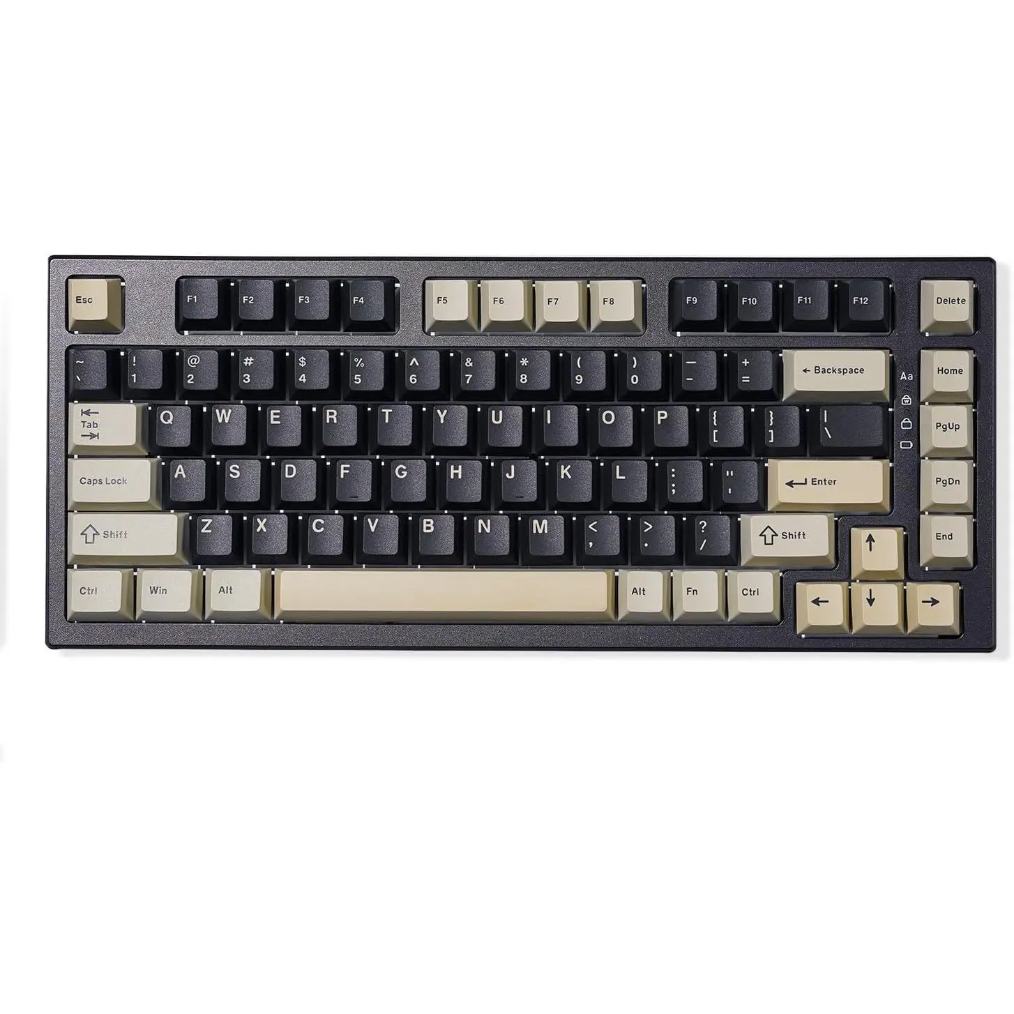 YZ75 75% Hot Swappable  Gaming Mechanical Keyboard, RGB Backlights, BT5.0/2.4G/USB-C, Dye Sub PBT Keycaps for Linux/Win/(Gateron G Pro Yellow, Black)