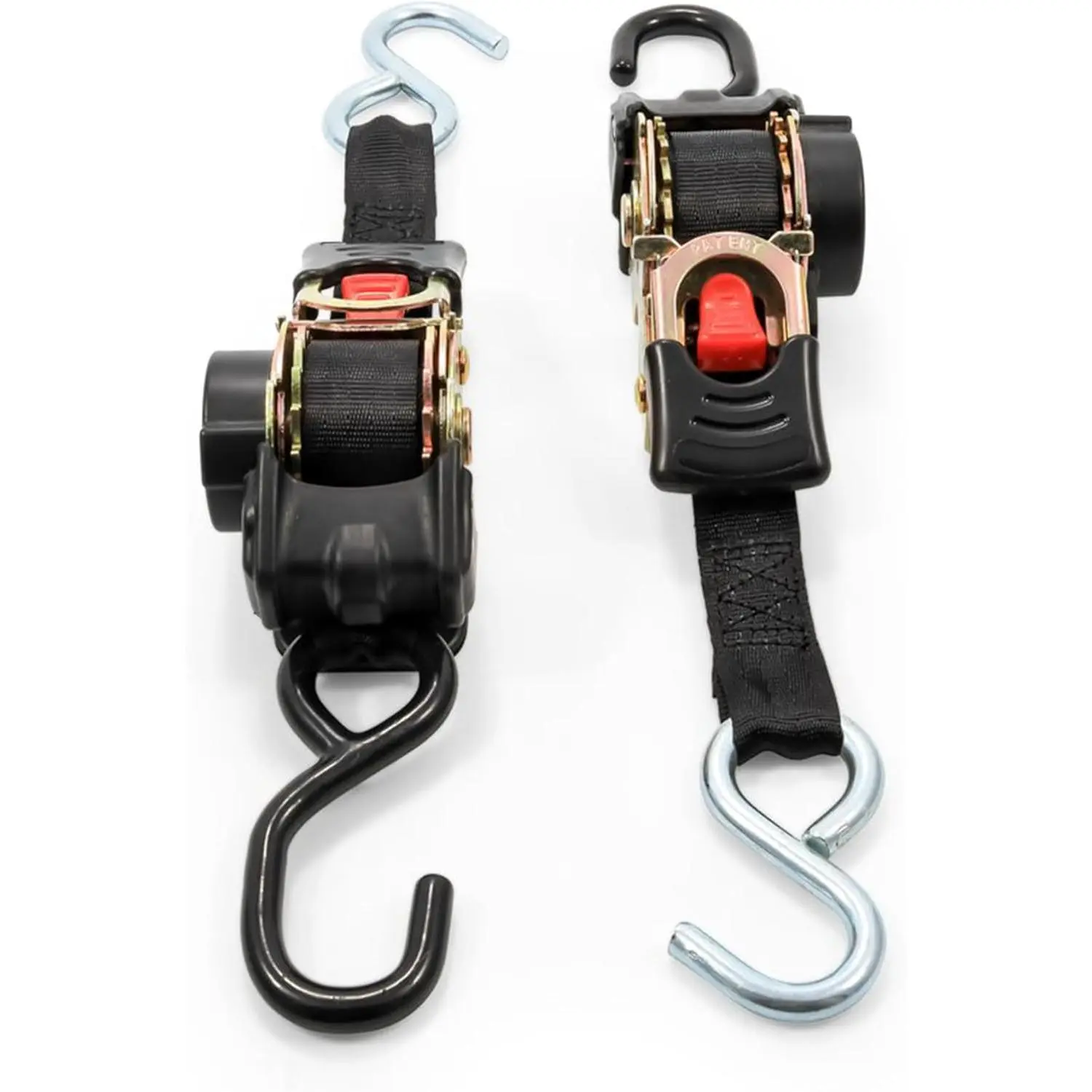 Retractable Transom Straps, 6-Foot, 1,500 lb Break Strength, 500 lb Safe Working Load, 2-Pack (50033)