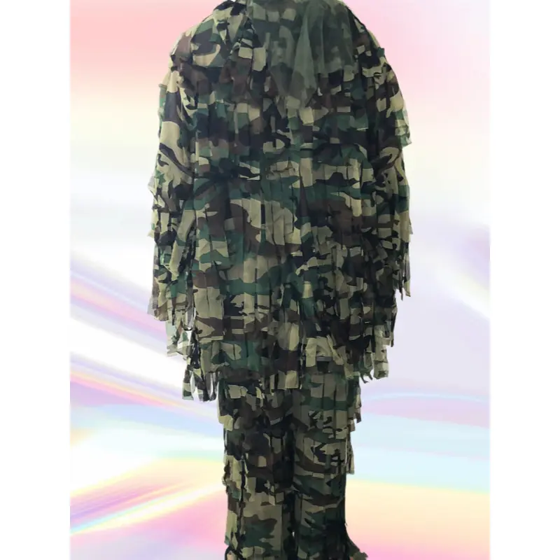 Cloth Jungle Camouflage Suit Sniper Uniform Polar Camo Clothes For Adults And Kids Outdoor Hunting Training Wear