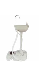 Outvita Portable Sink and Toilet Combo, 5 Gallon Hand Washing Station & 5.3 gallon Flushing Toilet, Detachable Wastewater Recycled Perfect for Outdoor Camping RV Travel Boat Outvita Portable Sink and Toilet Combo, 5 Gallon Hand Washing Station & 5.3 gallon Flushing Toilet, Detachable Wastewater Recycled Perfect for Outdoor Camping RV Travel Boat